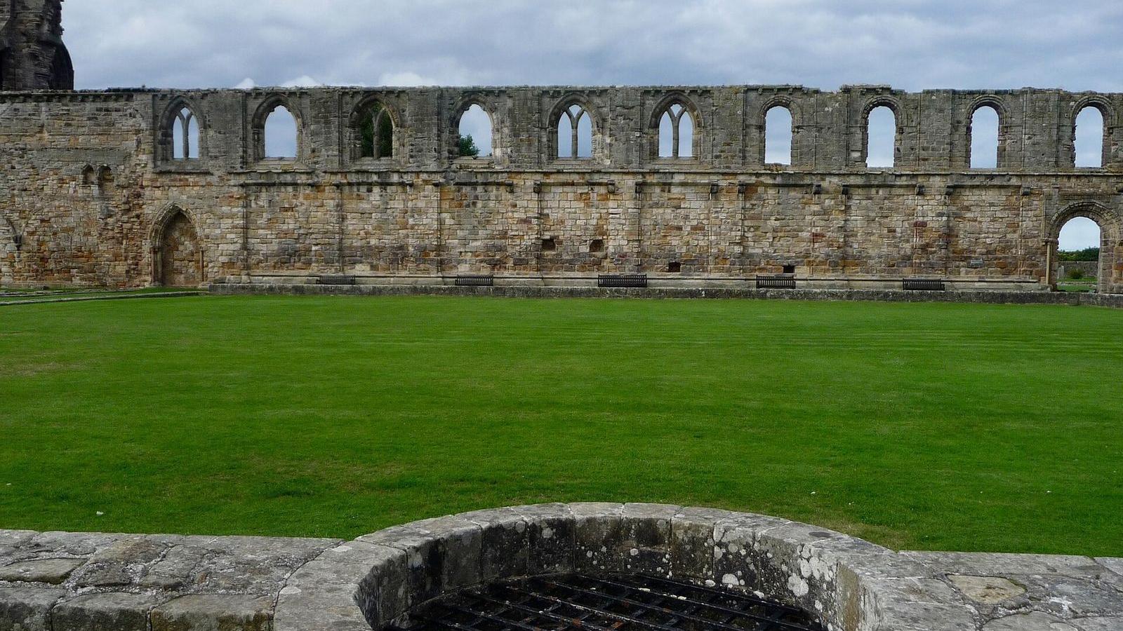 The ruined nave of St Andrews Cathedral